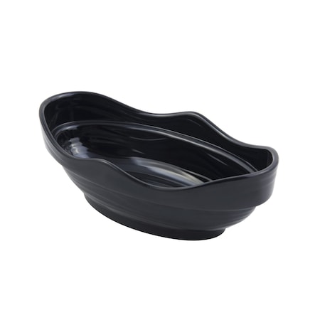 Bon Chef Euro Round Bowl 2Qt 16Oz 11"L X 6"W X 3 1/2"Deep 53207BLACK